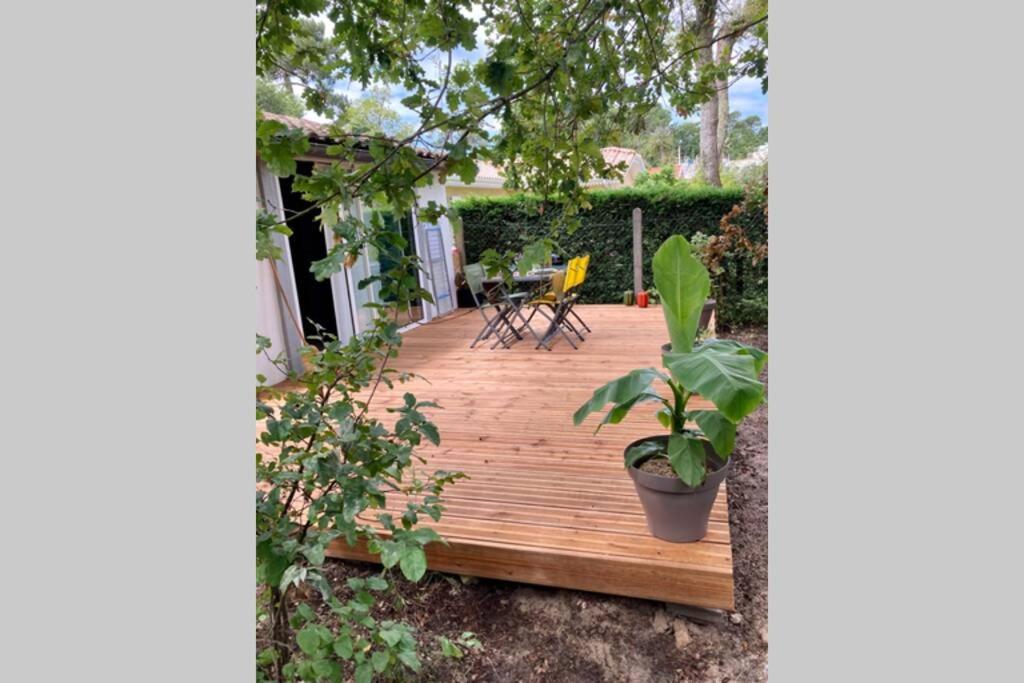 Charmant Chalet Avec Une Grande Terrasse Au Pyla ลาเตสเตอ-เดอ-บูค ภายนอก รูปภาพ